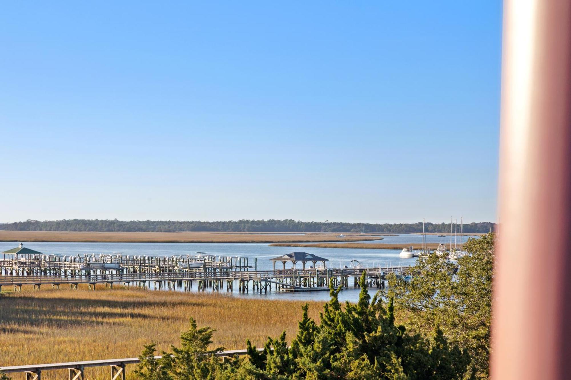 Folly With Marsh And Sunset Views