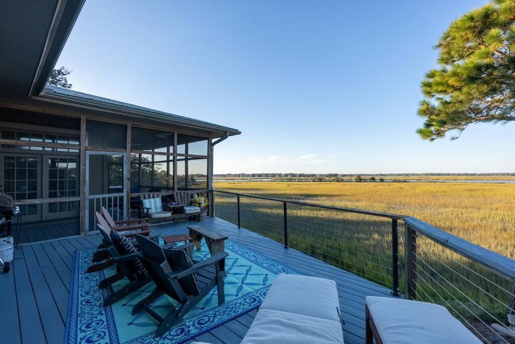 Amazing Views! Hot Tub! 5 Beds! Walk To Beach! * Folly Beach
